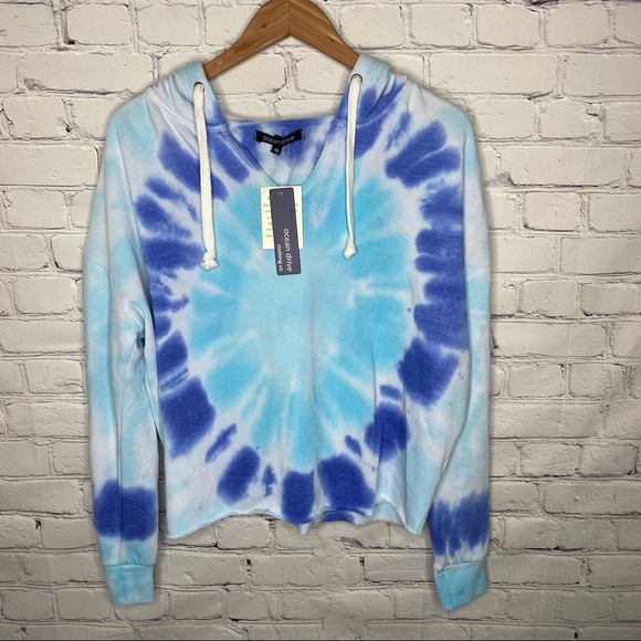 Ocean Drive Beach Bum Tie Dye Hoodie - Picture 2 of 6